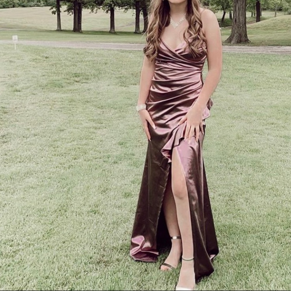 Purple prom dress formal
